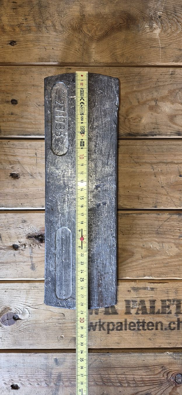 Metalli preziosi: Blei Barren 13kg  – Usato da Buttisholz venduto da REX001 2