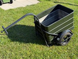 Veloanhänger - Töfflianhänger - Handwagen zum Fische..