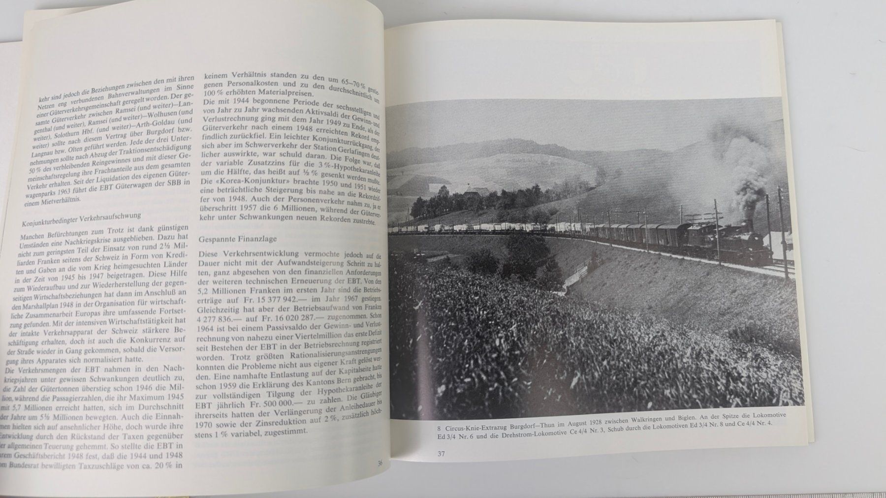 Libri: Die Emmental-Burgdorf-Thun-Bahn 1975. – Usato da Zürich venduto da axolottchen 7