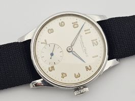 IWC Vintage Uhr Handaufzug Kaliber 83 Stahl ca. 1946 Top!