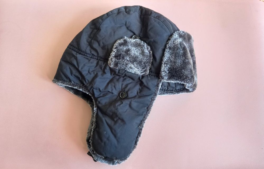 Chapka D'hiver Polaire Avec Cache-oreilles - Taille 56-58 Cm - Coupe-vent Et Chaude - Pour Sports D'hiver Et Plein Air