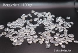 Trommelsteine Bergkristall Granulat ca. 100gr.