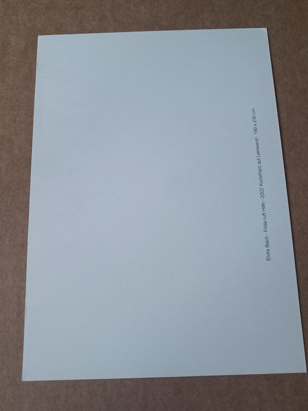 Grafica & Litografie: Elvira Bach -Handsignierte Kunstkarte – Usato da Menziken venduto da Artographs 1