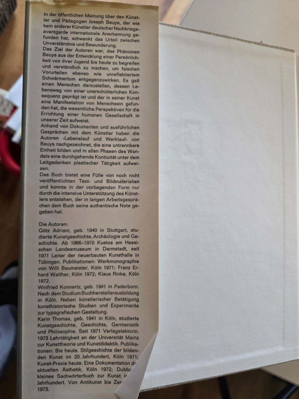 Bücher: Joseph Beuys - DuMont Schauberg 1973 – Gebraucht aus Walterswil BE von Lonitti 7