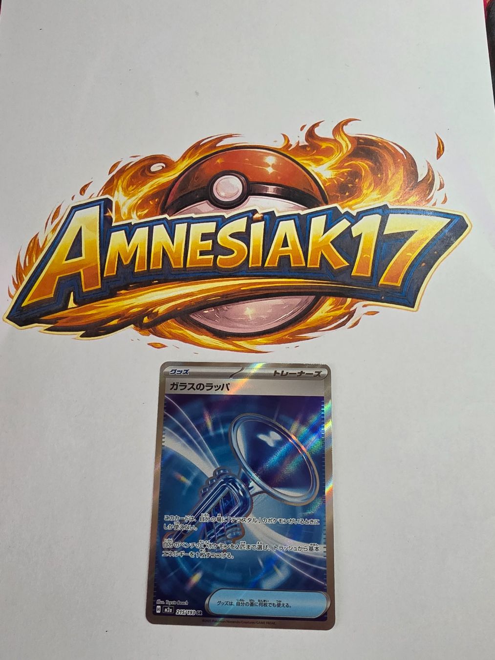 Pokemon Card – Glass Trump (m2a.215) - SR – MEGA Dream ex 🔥 (Neuf (Voir ...