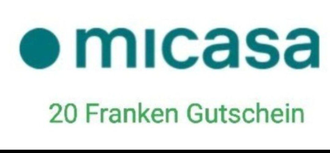 Buoni: Micasa 20.- Rabatt ab 100.- Einkauf | Gutschein – Nuovo (secondo la descrizione) da Köniz venduto da Movieportal007