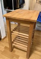 IKEA BEKVÄM Servierwagen Holz mit Rollen