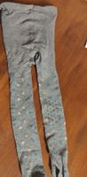 Mädchen Strumpfhose, Grösse 86/92, Grau mit Muster, Top