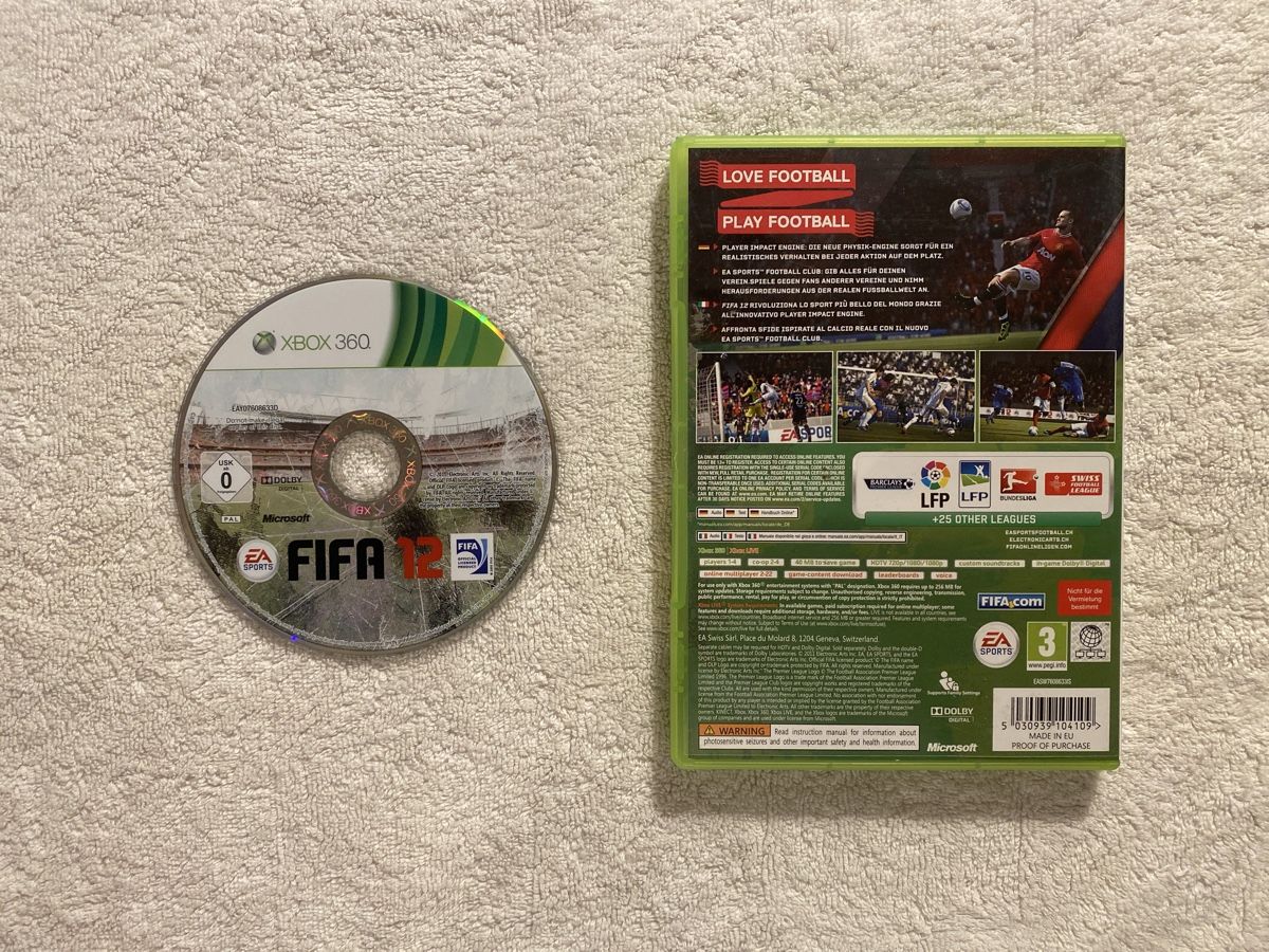 Microsoft Giochi: FIFA 12 XBOX 360 – Usato da Reichenbach i. K. venduto da Daniel840 1