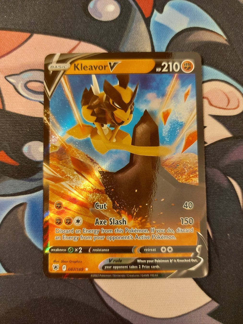 Pokémon Carte collezionabili: Kleavor V #087 Astral Radiance DE – Usato da Biasca venduto da Sara_Poke123