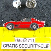 CHEVROLET CORVETTE C3 STINGRAY ROT ENAMEL AUTO PIN VINTAGE