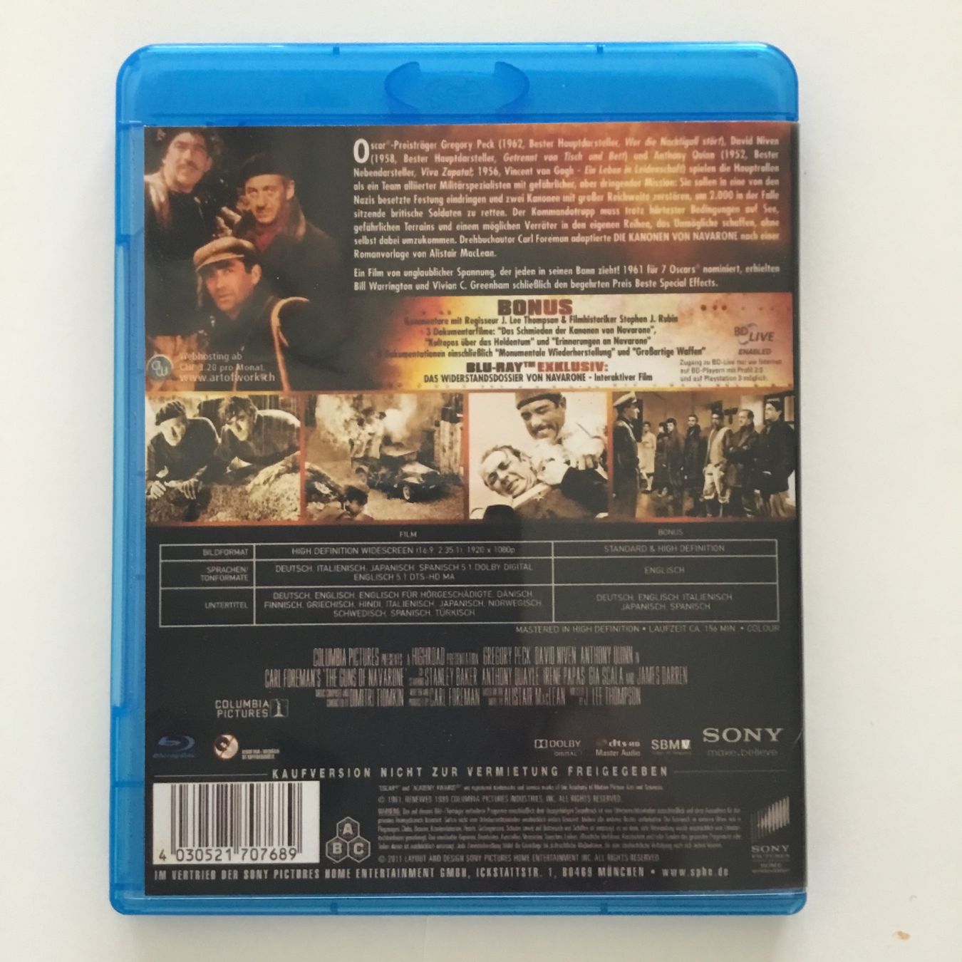 Tutti i DVDs: Die Kanonen von Navarone Blu Ray Neu Wertig – Nuovo (secondo la descrizione) da Blauen venduto da sternchen66 1