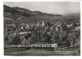 Altstätten (SG) elektr. Bahn St. Gallen Gais Appenzell  1962