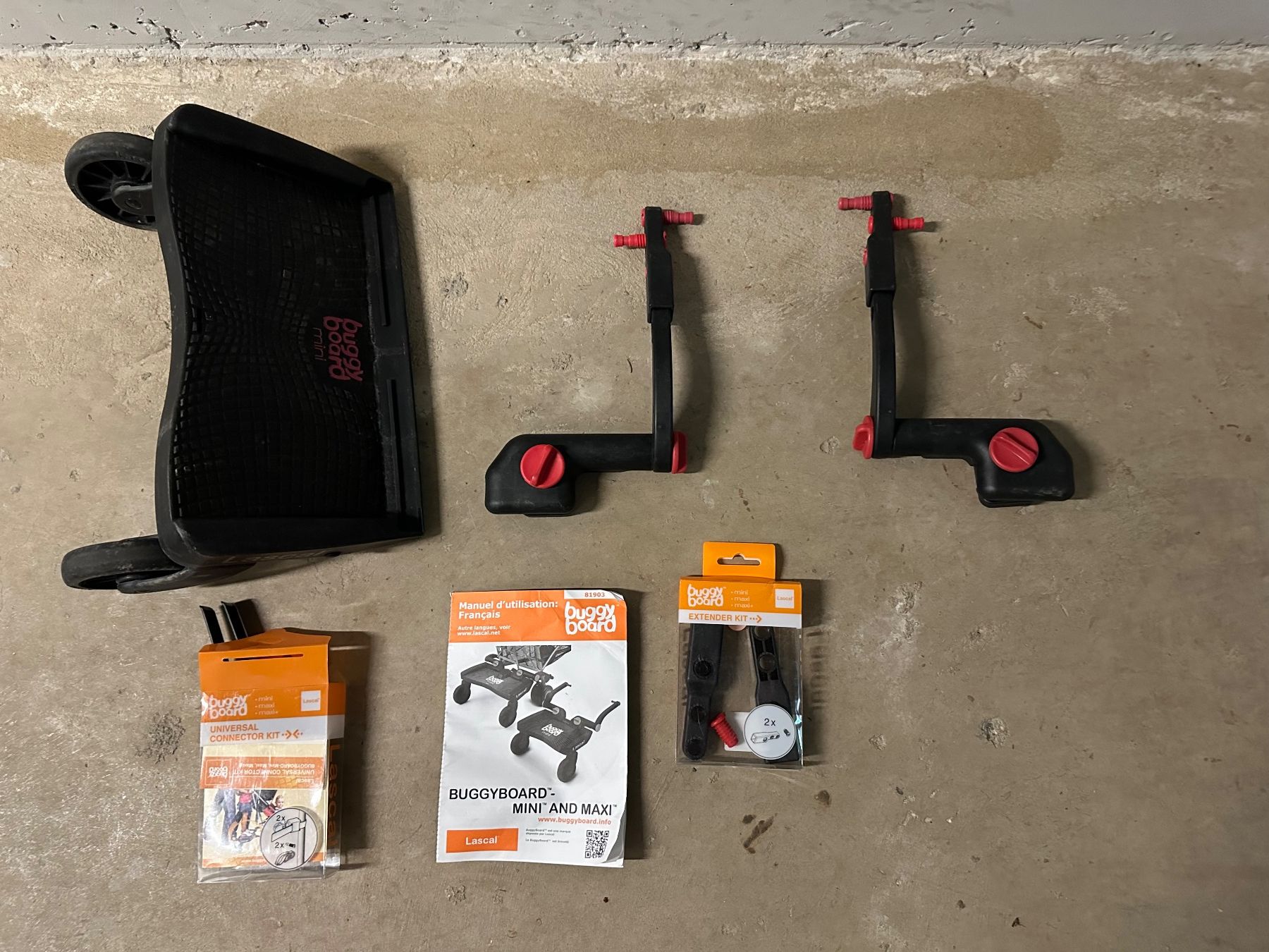 Lascal Accessori per carrozzine: Lascal BuggyBoard Mini — avec kit connecteur universel – Usato da Chêne-Bougeries venduto da Vincent_A