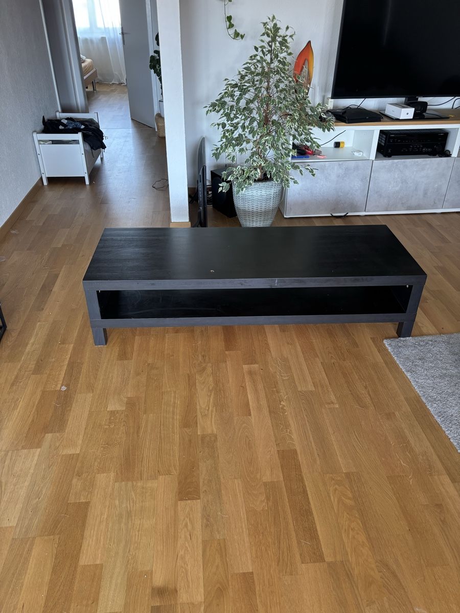 Mobili TV: Fernsehtisch, Salontisch, schwarz, gebraucht – Usato da Lyss venduto da pat_6blv 2