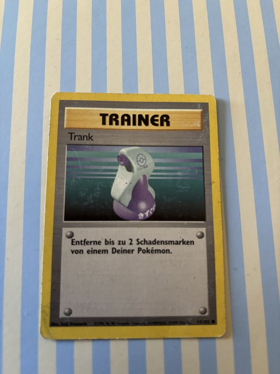 Cartoline: Pokemon Karte Trainer Trank Deutsch – Usato da Pratteln venduto da afe_gh8t