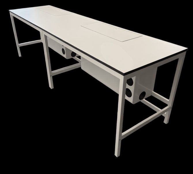 Tables: Table avec support PC rétractable double – D'occasion à Tavannes par inf_9rn2