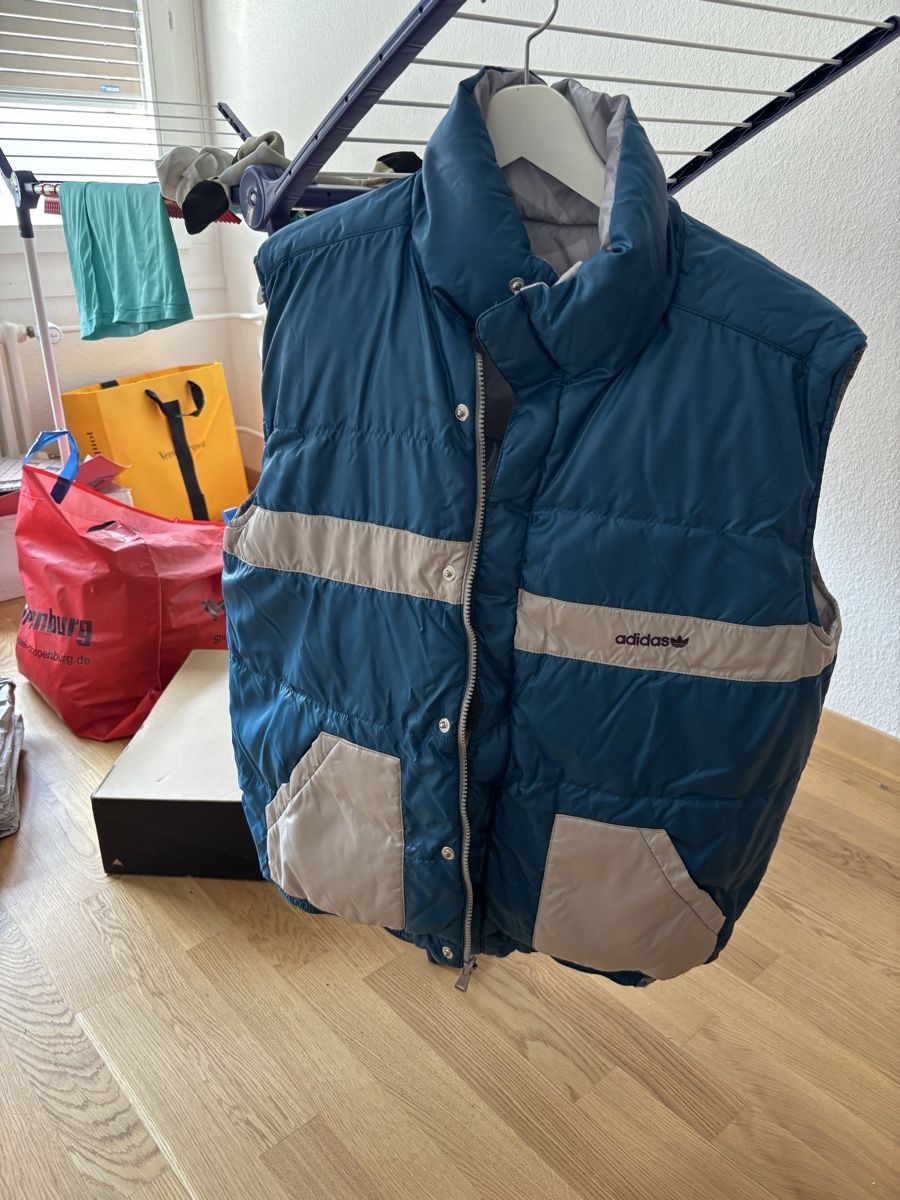 Adidas Gilets: Adidas Padded Vest Reversible Blue/Grey Size M – D'occasion à Genève par zaj_g5bz 2