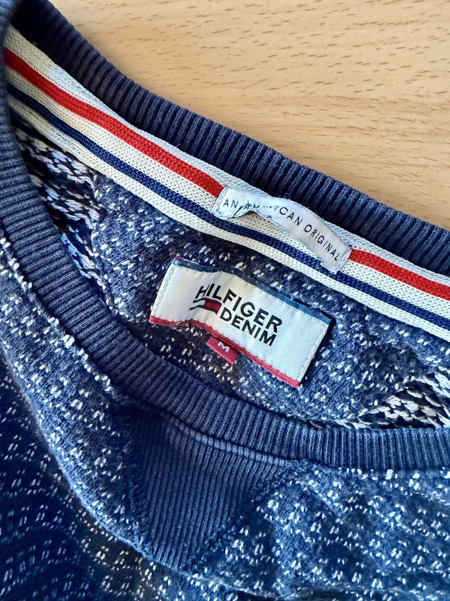 Tommy Hilfiger Maglioni & Felpe: 2 Pullover blau gemustert Strick gebraucht – Usato da Fribourg venduto da Fmia 5