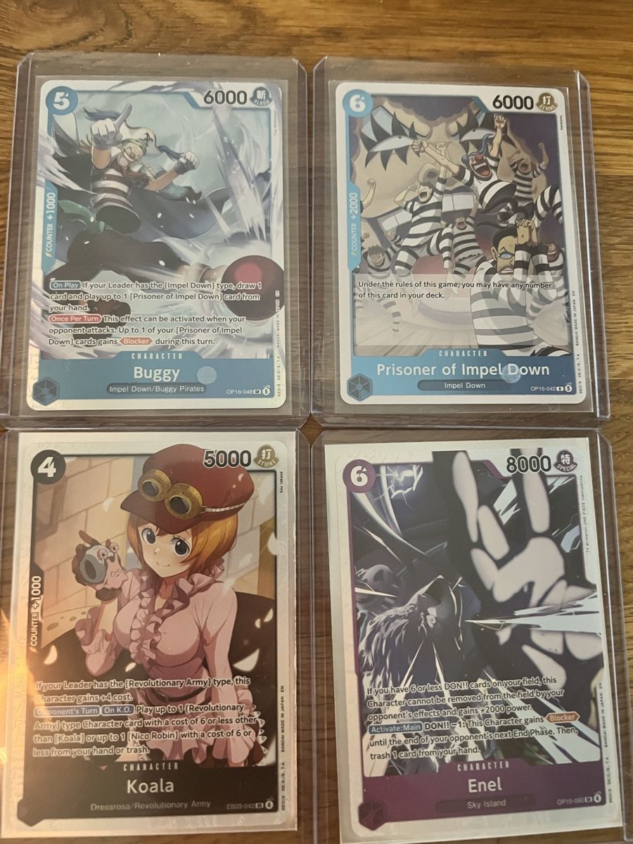 Sammelbilder & Trading cards: One Piece Karten Bundle Buggy Koala Enel Prisoner Impel Down – Neu (gemäss Beschreibung) aus Goldach von Milosg3