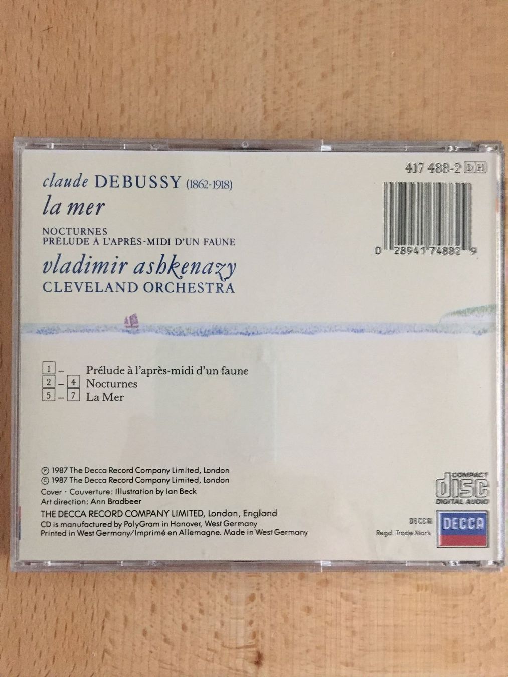 CDs: Debussy: La Mer – D'occasion à Rüti ZH par alumedien 1