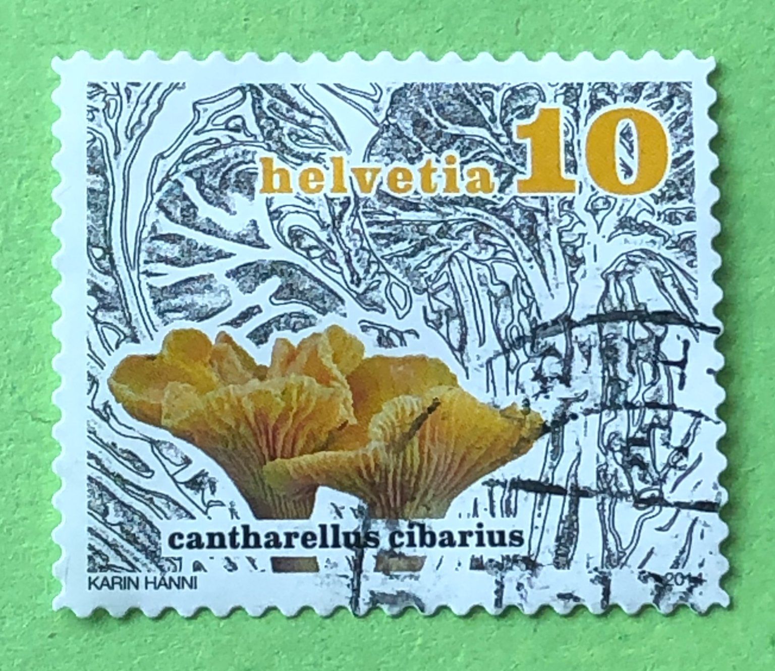 Tutti i francobolli: Nr.1503 Dauermarken Pilze GESTEMPELT 2014   – Usato da Aarau venduto da Billa007