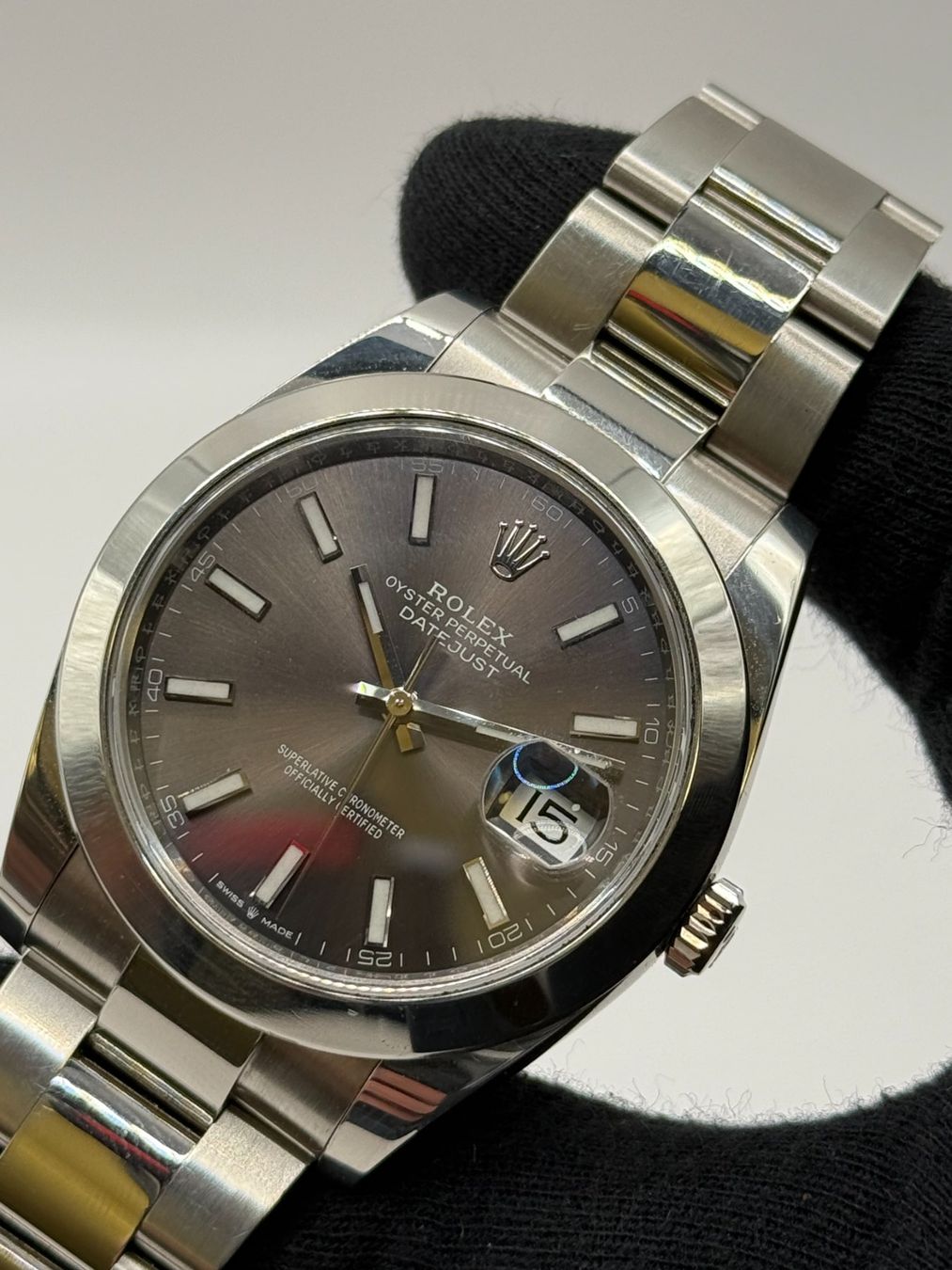 Rolex Orologi: Rolex Datejust 41 Dark Rhodium – Usato da Bottens venduto da Evergold.ch 2