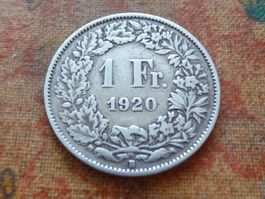 1 Fr. 1920  (B)