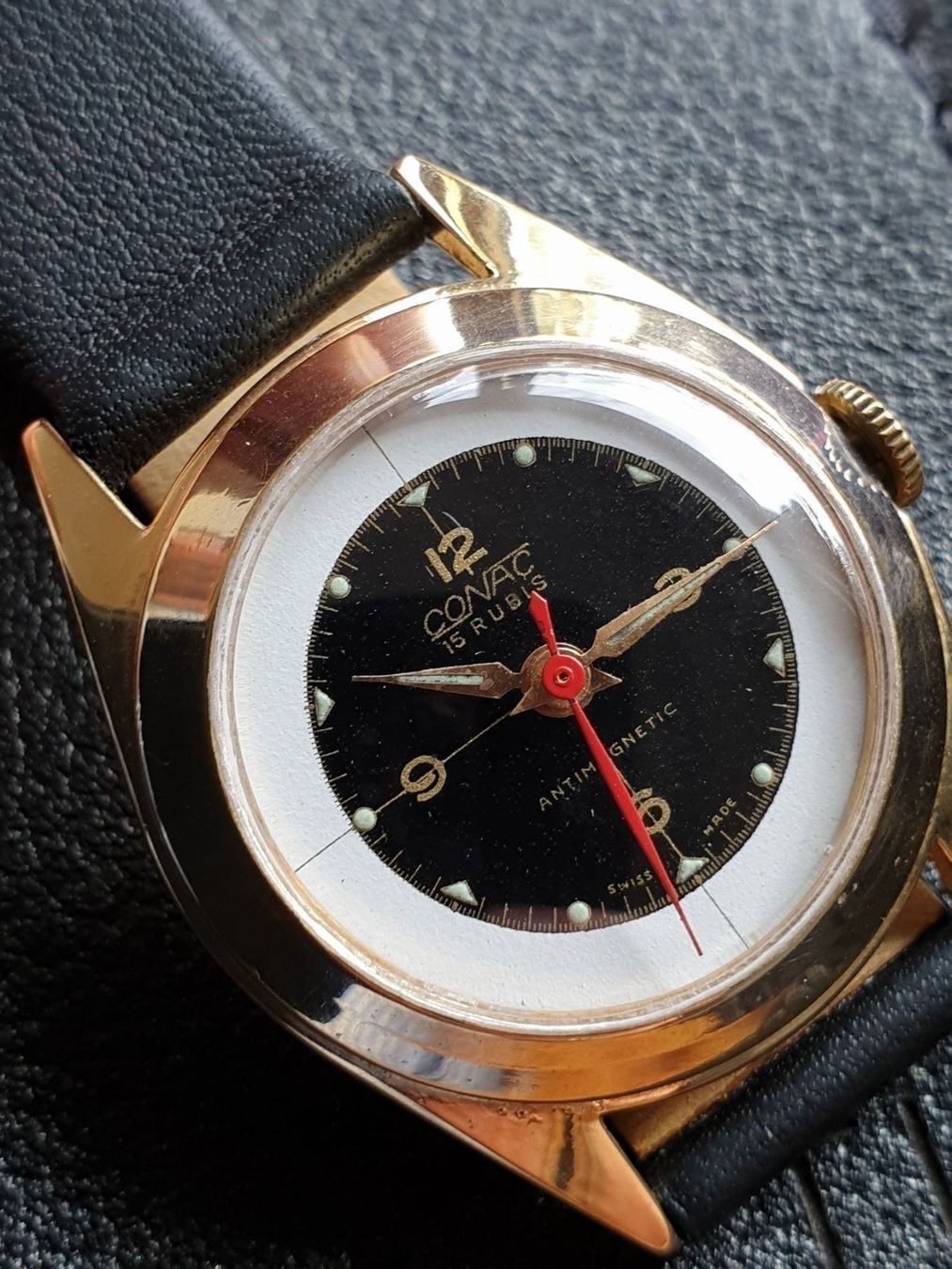 Orologi: Conac 15 Rubis Antimagnetic AZ057 – Usato da Uster venduto da Allezeit 1