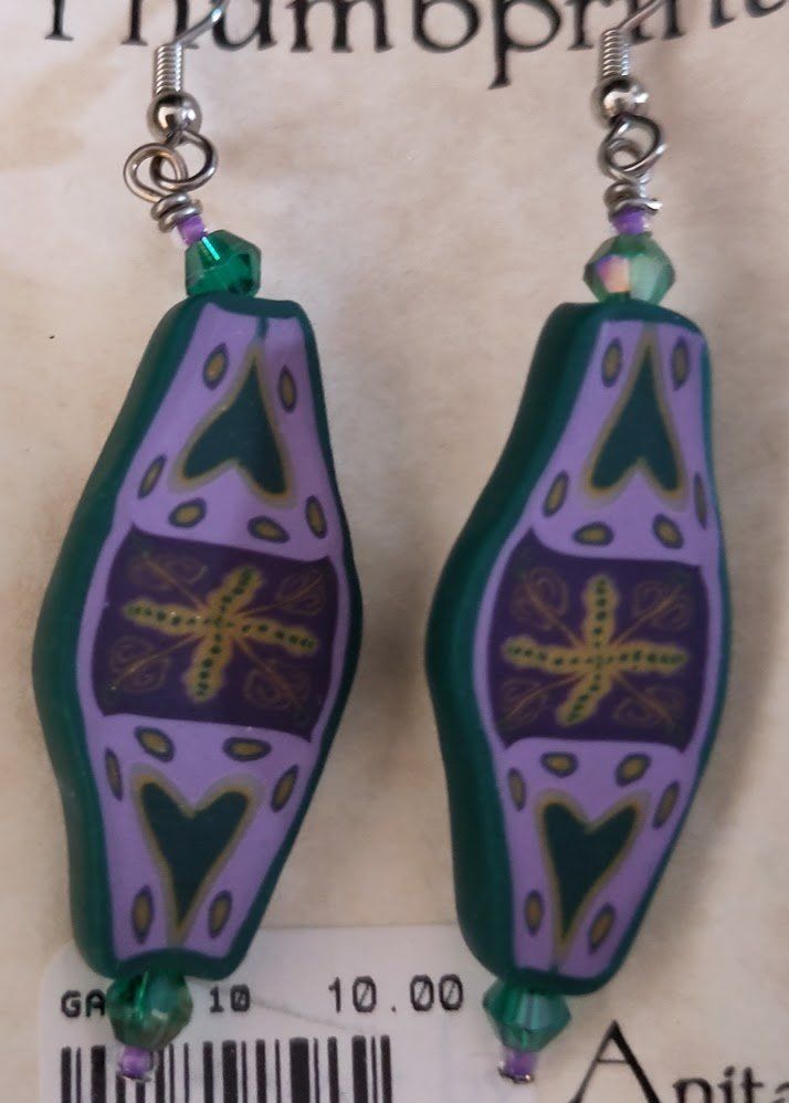 Boucles d'oreille: Schöne Ohrringe aus Polymer Clay, neu – Neuf avec emballage d'origine à Lugano par kat_lm5b