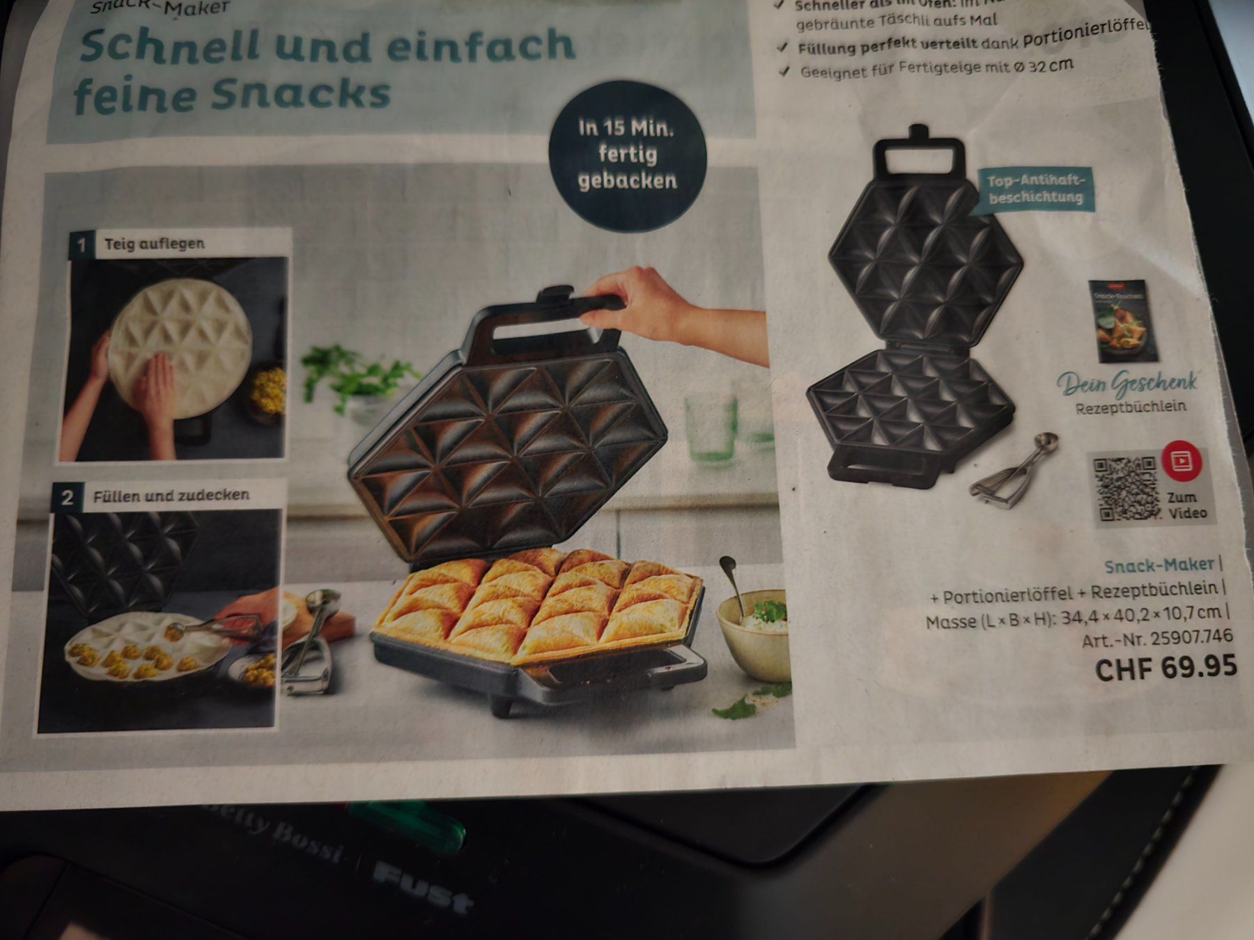 Betty Bossi Appareils de cuisine: Sandwich maker – D'occasion à Merenschwand par Juditha786