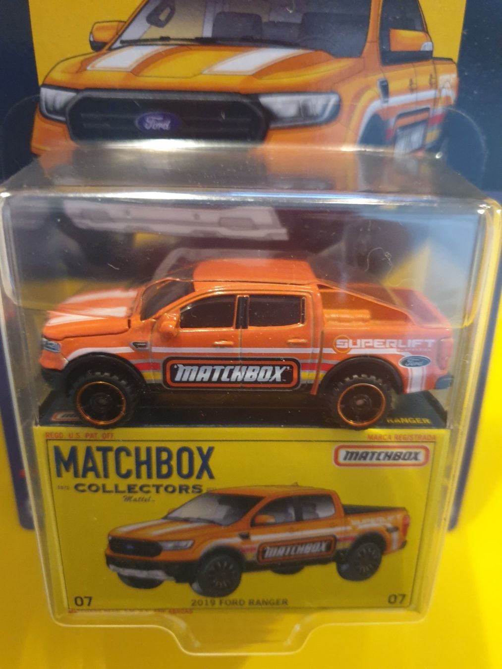 Matchbox Modellini d'auto: Matchbox 2019 FORD RANGER – Nuovo e nell'imballaggio originale da Oftringen venduto da Rotor 2