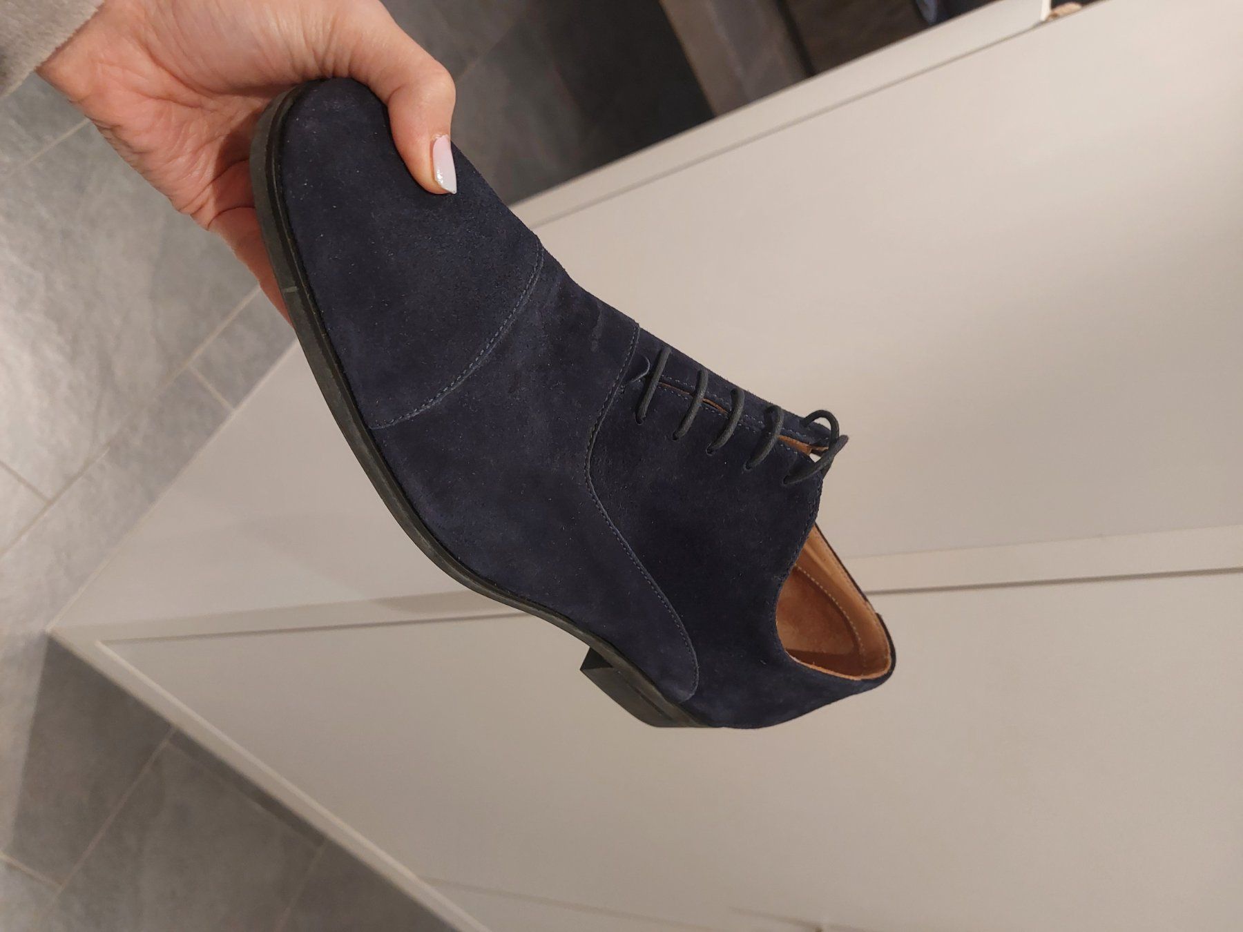 Navyboot Scarpe da uomo: Navyboot Wildlederschuhe – Usato da Wollerau venduto da _2kp5 7