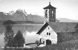 Sigriswil (BE) Merligen Kirchlein und Thunersee