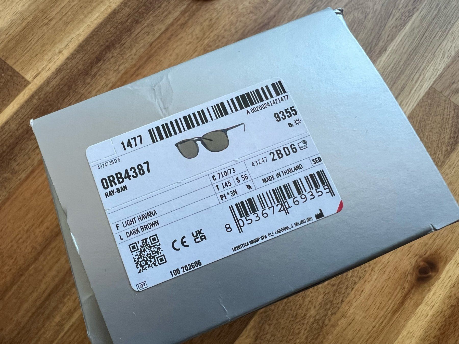 Ray-Ban Occhiali & Lenti: Ray Ban RB4387 - NEU – Usato da Küsnacht ZH venduto da zurichwatch8005 5