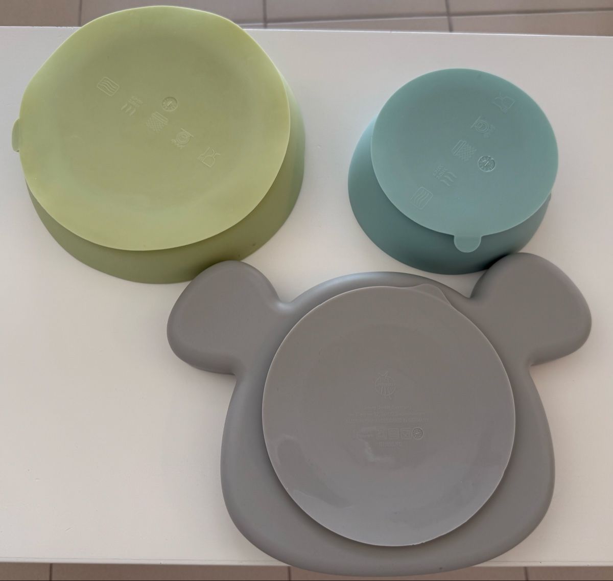 Teller: Set de 3 assiettes en silicone – Gebraucht aus Genève von valmath 1