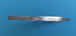 Vintage Silbernadel Schmuck Ski