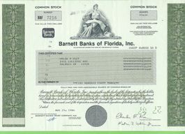 Barnett Banks of Florida, 1986