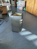 Blumentopf gross rechteckig grau 37 x 37 cm Keramik
