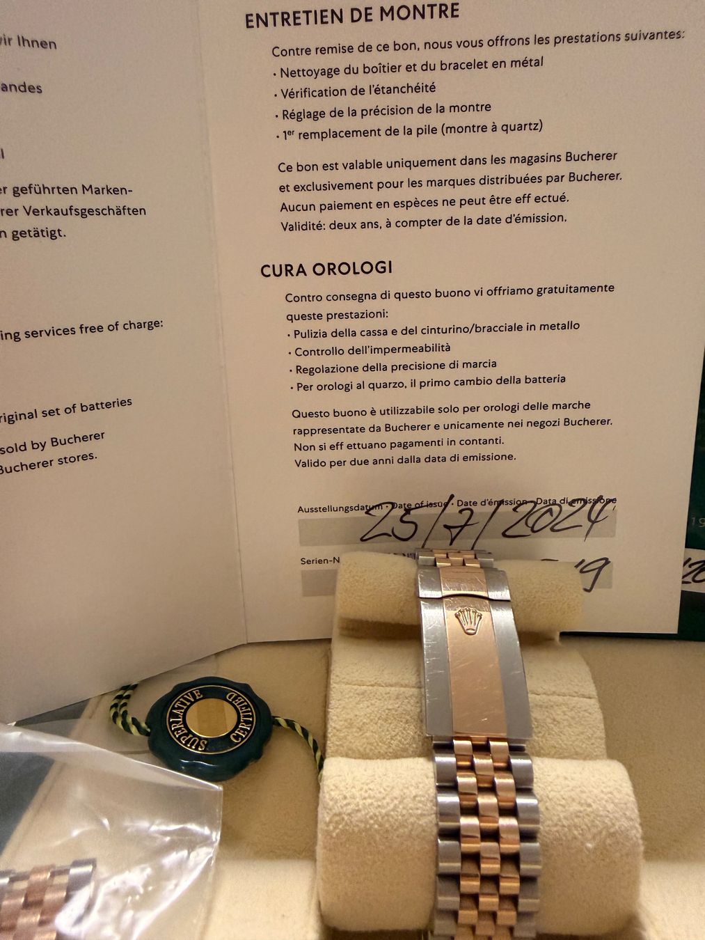 Rolex Orologi: Rolex Datejust Box & Papiere vorhanden – Nuovo (secondo la descrizione) da Thalwil venduto da Endrra 2