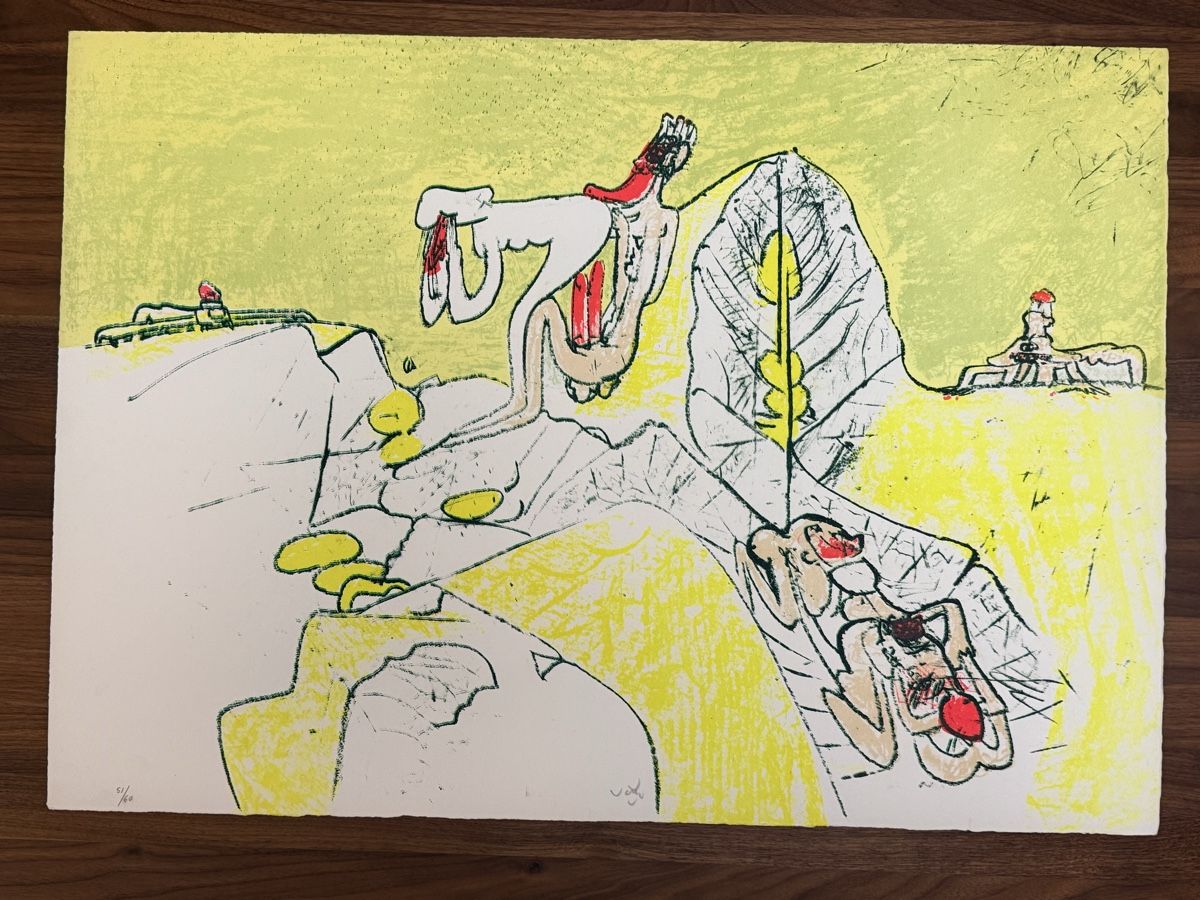 Arts picturaux & lithographies: Roberto MATTA Falbala - 1973 Lithographie – D'occasion à Solothurn par NUVICO 4