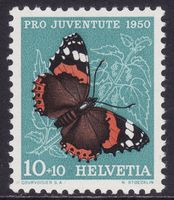 Pro Juventute SBK-Nr. 134 (Admiral 1950) postfrisch **