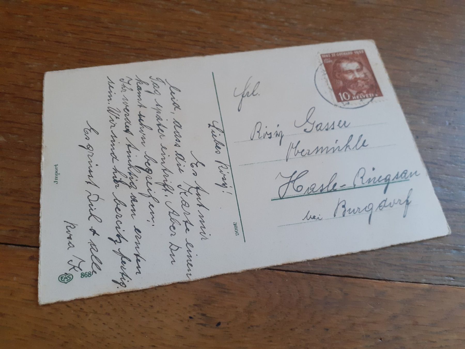 Cartes postales: KITSCH - MAEDCHEN GRATULIERT mit BLUEMLEIN - 1932 – D'occasion à Winterthur par Ornyx7 1