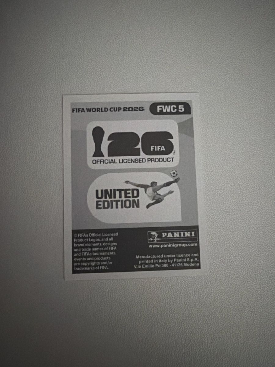 Panini Carte collezionabili: FWC 5 – Nuovo (secondo la descrizione) da Bassersdorf venduto da Zubzuerich 1