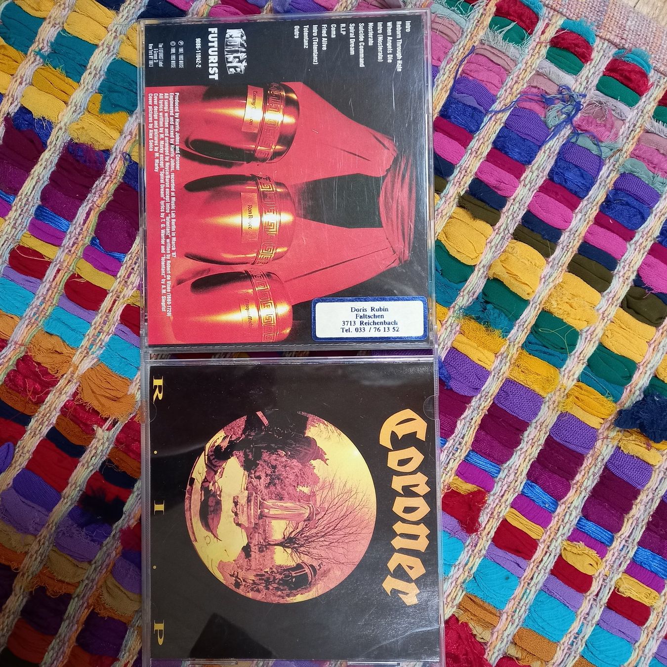 CDs: Coroner- Rip – Gebraucht aus St-Cergue von VeganWarrior