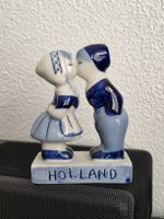 Vintage Delfter Blau Porzellanfigur – Küssendes Paar