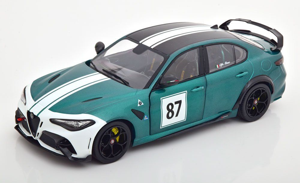 Solido Alfa Romeo Giulia GTA#87 – 1:18 Modellauto – Detailgetreuer Rennwagen, Blau!