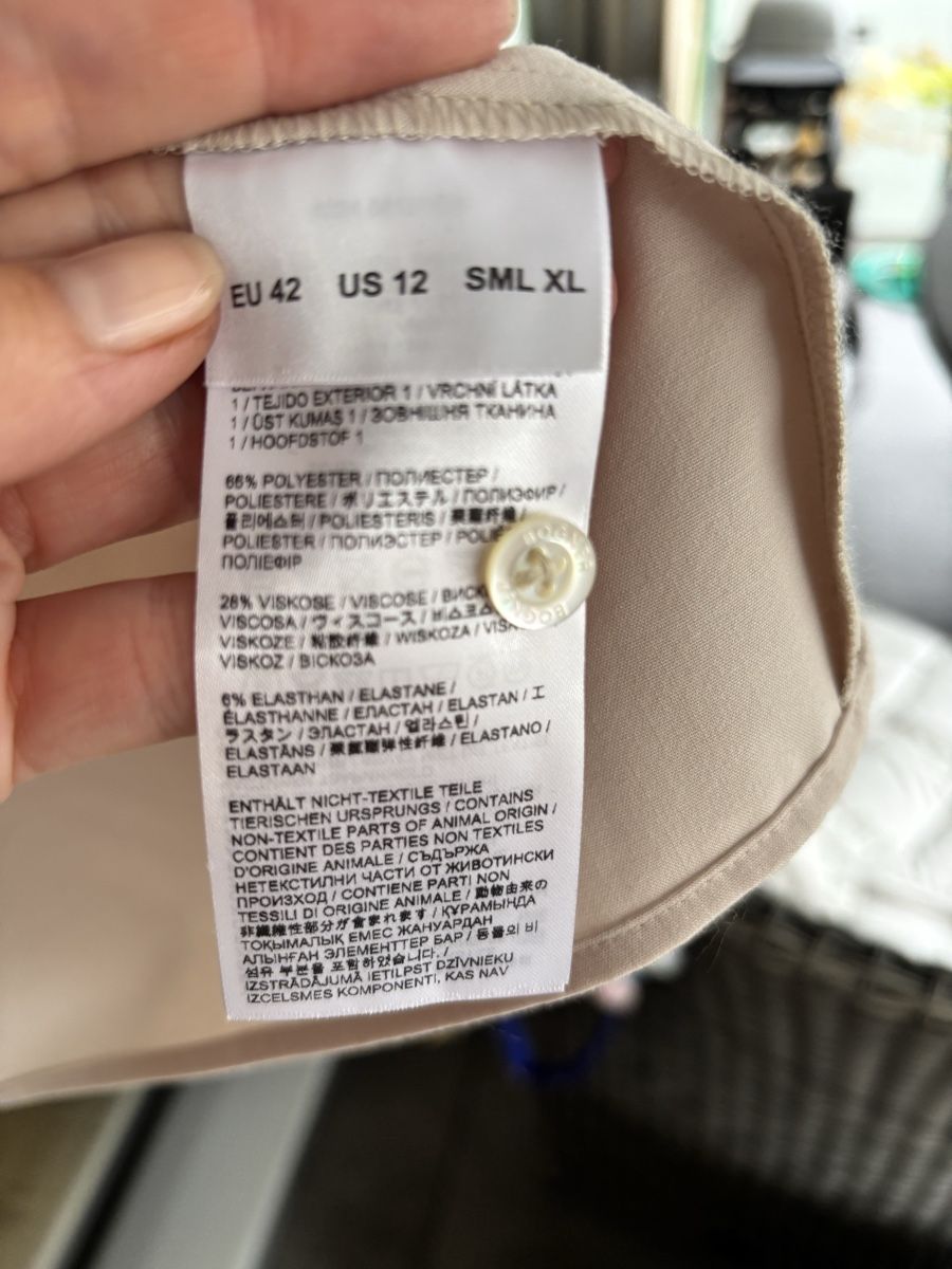 Bogner Blusen: Bogner Hemd beige Grösse XL  – Gebraucht aus Schattdorf von natakara 4