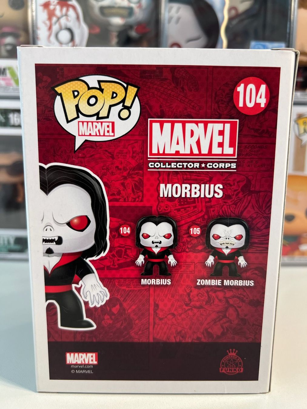 Funko Statuette: Funko POP Marvel Collector Corps Morbius (Sortie 2015) – Usato da Le Mouret venduto da perfectbijou 2