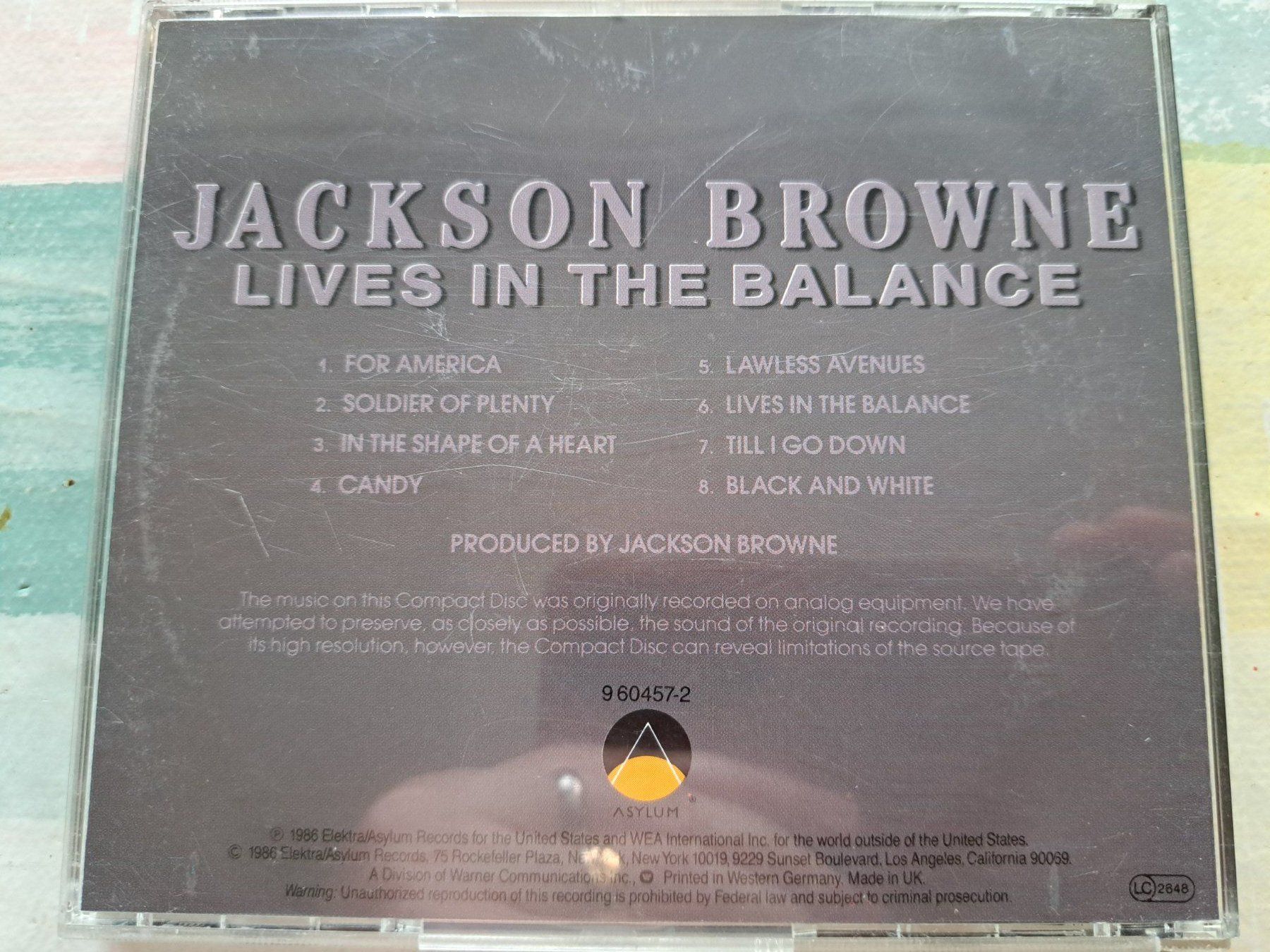 CD: Cd Jackson Browne - Live in the Balance  – Usato da Pully venduto da bro_n52j 1
